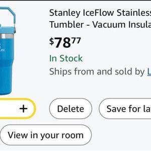 Stanley IceFlow Blue Insulated Tumbler